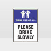 Custom Metal Sign,Please Drive Slowly Sign